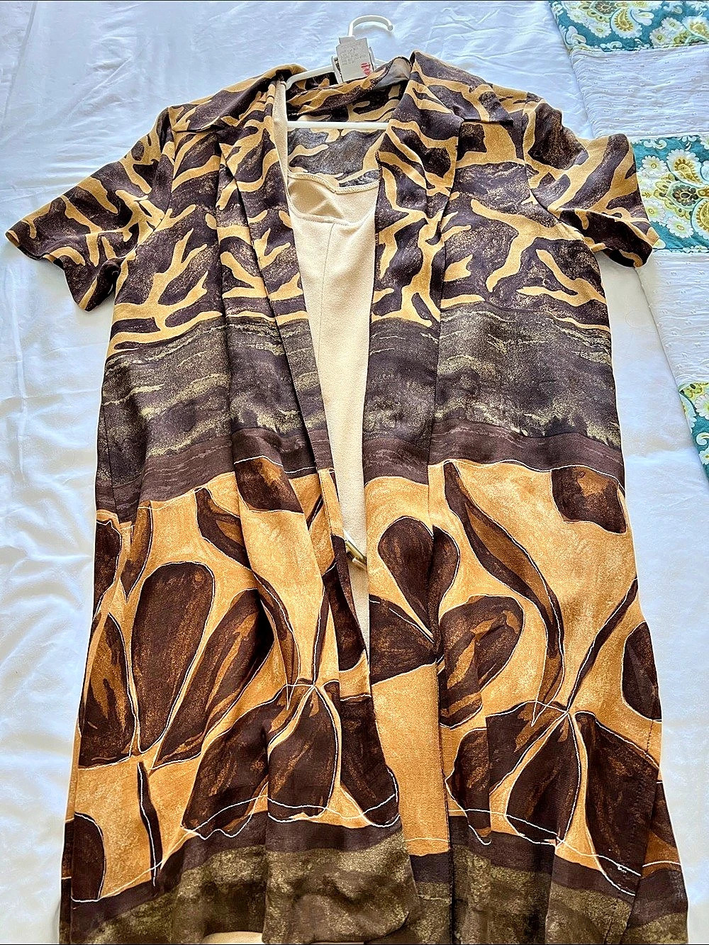 Joseph Ribkoff Creations Abstract Print Midi Dress Size 12 Like New